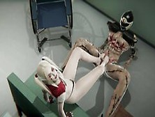 Harley Quinn Footjob And Foot Worship