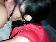 Desperate,  I ended up eating her booty while I masturbated.