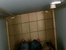 Woman Spied In Public Toilet