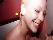 Blonde Amateur Sucks Dicks And Takes Cumshot At Glory Hole