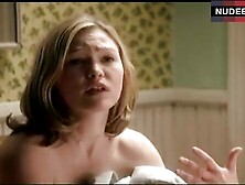 Julia Stiles Side Boob – Edmond