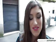 Julia Roca Follows A Stranger In His Place To Fuck