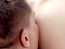 A slender brunette got a thick dick in her tight ass