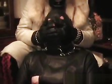 Two Mistress Using Slave As Ashtray