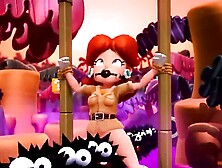 Princess Daisy bondage compilation with sound