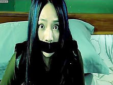 Chinese Girl Tape Gagged