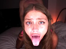 Throat Destruction! Sloppy Oral Sex,  Spit Play And Facefucking!