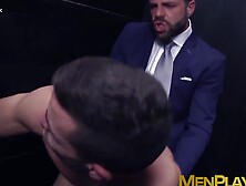 Suit Daddy Hector De Silva Pounds Hunk After Glory Hole Suck