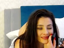 KarenDevine,  dildo fucks in all positions and live orgasm while watching her user