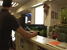 Melanie Fucks Customer At Her Dad's Store