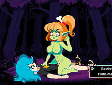 Flip Witch [ Pixel ANIME Game ] Ep. 6 FEMDOM cream pie in the forest !