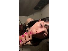 Brunette teen slut blowjob