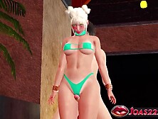 Pool Party with Qiyana in Swimsuit Rule34 Animation - Thighjob Fetish Service In Bikini,  Pool Doggy position Bang & Missionary S