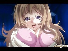 Busty Anime Coed Brutally Fucking