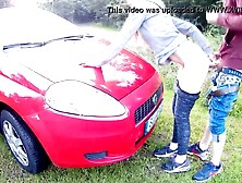 Ich habe ihn gewagt,  mich auf den Hügel zu fahren