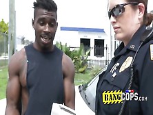 Suspect Gets Caught By Busty Cops As He Fills Moving Truck With Stolen Items