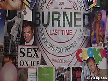 Talented star anal fucked by agent in bdsm