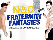 Michael Del Ray & Carter Woods In \u039D\u0394\u03A9 Fraternity Fantasies: Paint & Pound