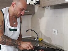 Cheating housewife Alessia Di Pesaro is poked with Omar Galanti's cock