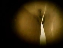 Skilled Voyeur Uses A Pinhole To Watch This Hottie Take A S