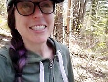 Hiking Babe Earns A Protein-Filled Treat