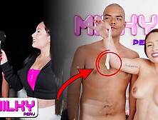 It's the biggest booty I've ever seen and tasted! Thaina Fields rides a horny fan after interviewing