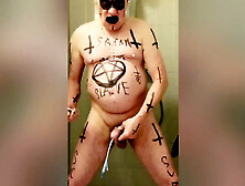 Satan Slave Takes A Perverted Piss Enema