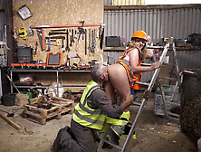 Horny-Slut-Denice-K-Gets-Fucked-In-The-Garage