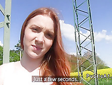 Redhead Student Fucks In Sunflower Field