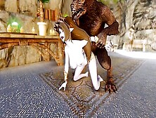 Skyrim - Sexy Fucks A Horny Werewolf