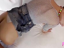 Hot Short Haired Brunette Gets Butt Fucked & Atm Creampied! 10 Min With Michelle Butt