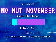 No Nut November Audio Defiance Day 5