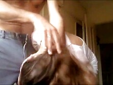 694 (03) - Bottom view scenes - French Amateur, Bang, Doggy position, Obscene-talk, Satin Underware, Dressed Sex, POV