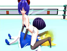 [Mmd] Girl Fart Animation 18