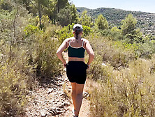 Horny Hiking ends with mouth full of SPERM