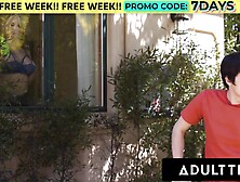 ADULT TIME - Widowed Stepmom Rachael Cavalli Flashes Stupid Teen Stepson So This Chab'll Wish To Screw Her!