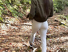 Skinny Teen Angelya G Gets Doggy Fuck Outdoors - Cum on Her Perfect Ass