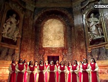 Rayna Tharani breasts, Nude scene in The Young Pope (2016)