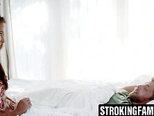 Mommy and stepson engage in forbidden fuck session