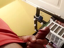 Jerking off a little