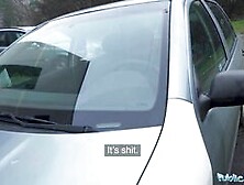 Public Agent He's caught fucking a sex dummy but gets the real thing from a brunette babe