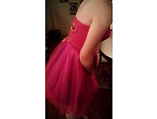 Cute Short Pink Prom Dress Gets Cum