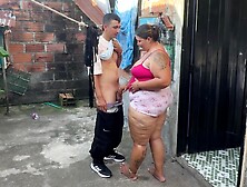 SEX OUTSIDE THE ABODE WITH A LOAD OF CUM IN THE THROAT