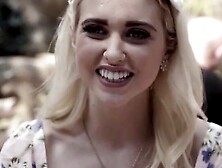 Fresh Chloe Cherry cums hard on big shaft