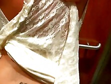 Cheating wife can't even make it to the elevator in advance of flashing & getting felt up by tinder date