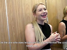 A Good French Blonde Stuck And Fucked In An Elevator And EVEN In A Parking Lot In Anal &excl;&excl;&