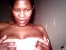 Huge breasts ebony bbw teasing webcam