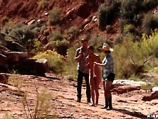 Captured hitchhiker anal screwed