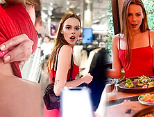 Risky Public Date with Lush 3 I Almost got Caught Cumming in the Store