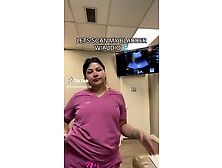 Ultrasound Tech Scans Her Full Bladder 4